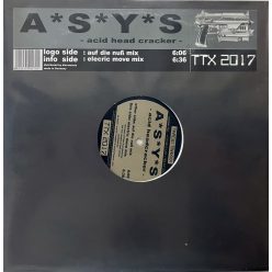 ASYS – Acid Head Cracker (2000) acid trance vinyl maxi, VG+/VG+ állapotban - Bakelit Records
