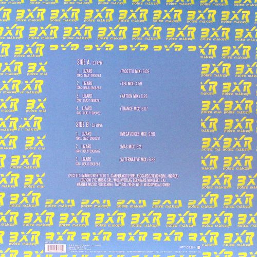 Mauro Picotto – Lizard – MAXI 1172-12 Blue Splatter Yellow Special Edition vinyl