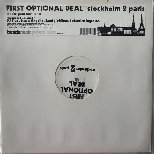 First Optional Deal – Stockholm 2 Paris 12" vinyl, Beside Music bemu018, Italian house 2005 promo