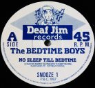  The Bedtime Boys – No Sleep Till Bedtime 12" vinyl, Deaf Jim Records SNOOZE 1, hip hop pop parody 1988 UK