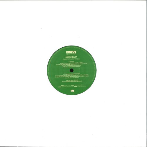 Green Velvet Bigger Than Prince Green Transparent Vinyl