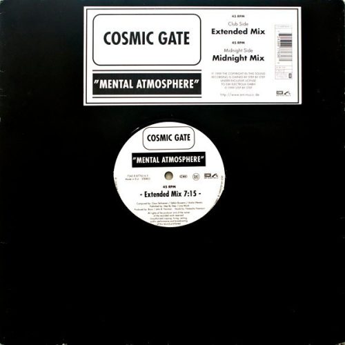 Cosmic Gate – Mental Atmosphere 12" hard trance lemez (1999)