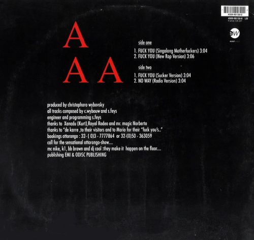 Ottorongo ‎– Fuck You (Használt Vinyl)