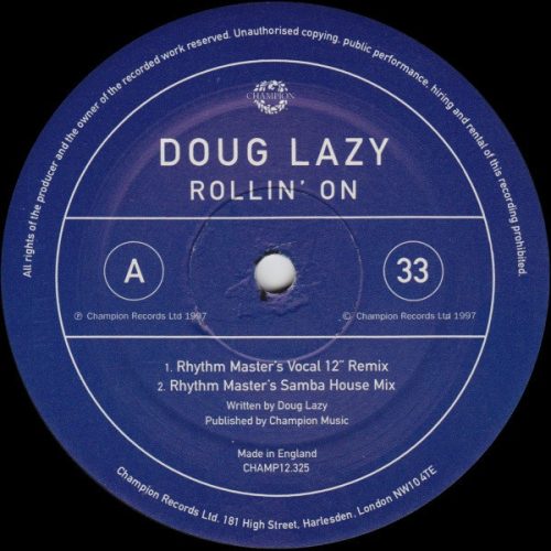 Doug Lazy – Rollin' On (Használt Vinyl)