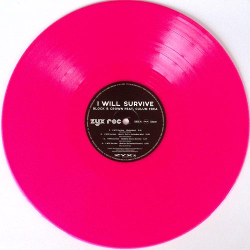 Block and Crown I Will Survive nu disco house pink vinyl 12 inch record