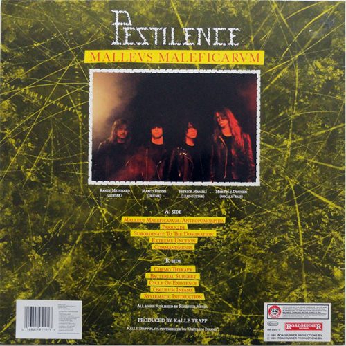 Pestilence – Malleus Maleficarum Death Metal LP 1988
