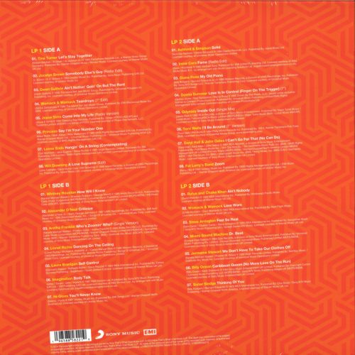 Now Eighties Dancefloor Soul & Disco 2xLP vinyl, flaming yellow & orange pressing, 2024 retro disco válogatás