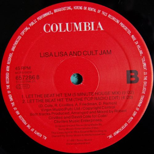 Lisa Lisa & Cult Jam – Let The Beat Hit 'Em (Használt Vinyl)