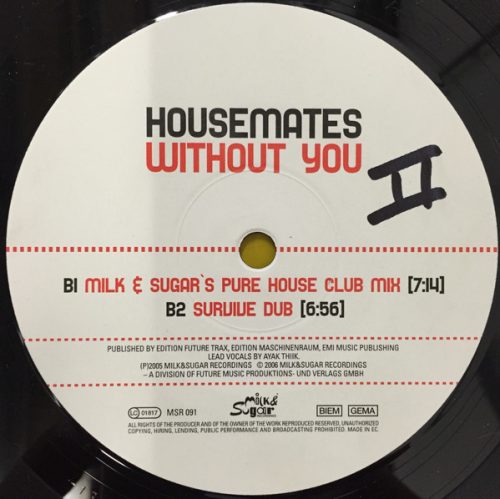 Housemates – Without You (Használt Vinyl)