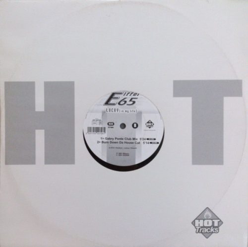 Eiffel 65 – Lucky (In My Life) (2001) italodance vinyl maxi, VG+/VG állapotban - Bakelit Records