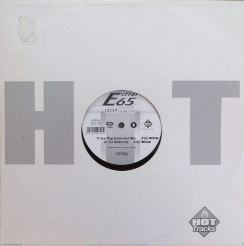 Eiffel 65 – Lucky (In My Life) (2001) italodance vinyl maxi, VG+/VG állapotban - Bakelit Records