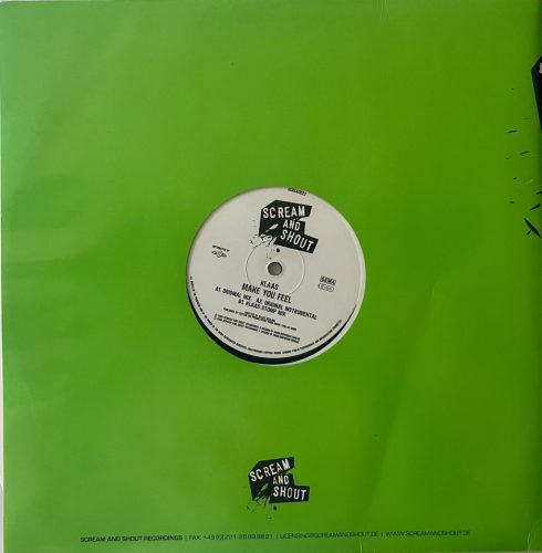 Klaas – Make You Feel (2008) electro house vinyl maxi, VG+/VG+ állapotban - Bakelit Records