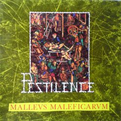Pestilence – Malleus Maleficarum LP, Roadrunner Records RR95191, 1988 thrash death metal album, VG+ állapot