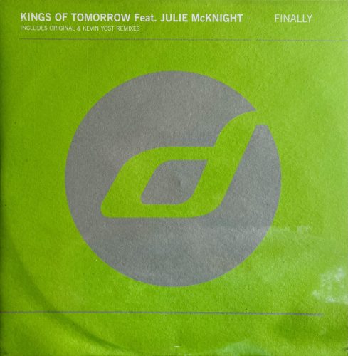 Kings Of Tomorrow Julie McKnight Finally 2001 deep house 12 inch vinyl