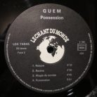 Guem – Possession LP vinyl, Le Chant Du Monde LDX74845, 1985 african tribal percussion album