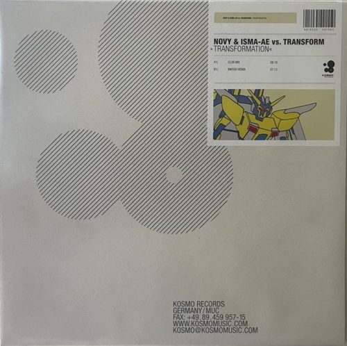 Dinamikus tech house maxi – Novy & Isma-Ae – Transformation 12" vinyl