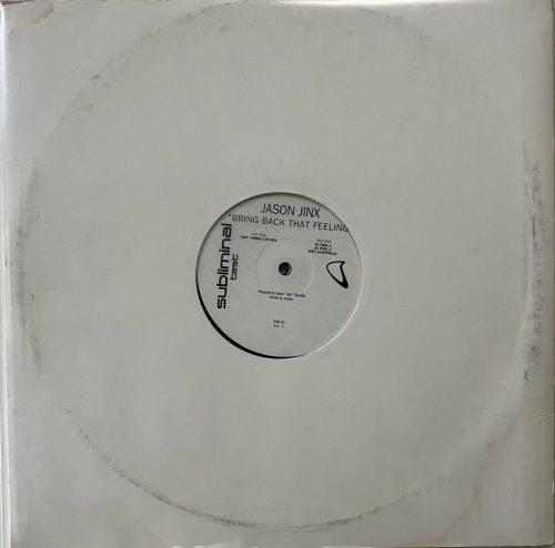 Jason Jinx – Bring Back That Feeling (2000, US) Subliminal house vinyl dupla maxi - Bakelit Records