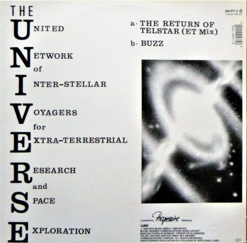 The U.N.I.V.E.R.S.E. ‎– The Return Of Telstar (Használt Vinyl)