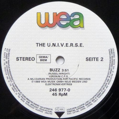 The U.N.I.V.E.R.S.E. ‎– The Return Of Telstar (Használt Vinyl)