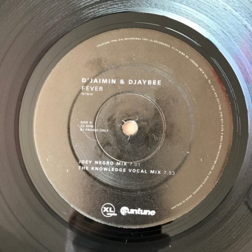 D' Jaimin  & Djaybee ‎– Fever (Használt Vinyl)