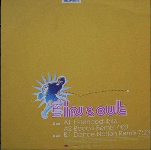 Blush In And Out 2002 trance euro house 12 inch vinyl