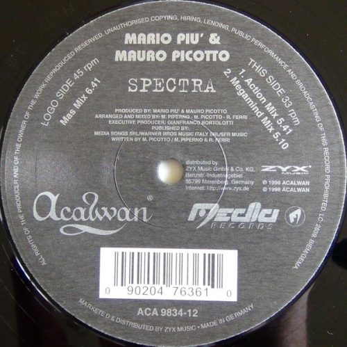 Mario Piu' & Mauro Picotto – Spectra