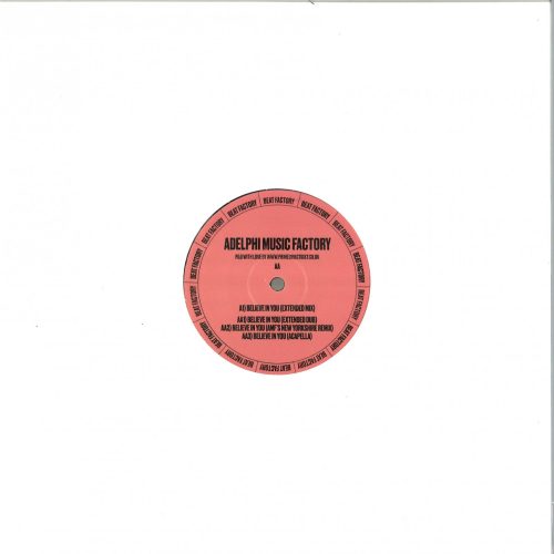 Adelphi Music Factory Believe In You BF003 12 inch house vinyl