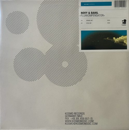 Novy & Bahil – Fluxkompensator 2008 Kosmo Records 12 inch house vinyl
