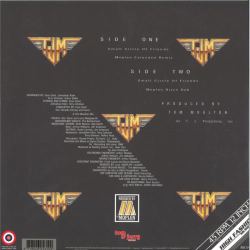 TJM Small Circle Of Friends Luca Moplen Disco Vinyl Bakelit Lemez