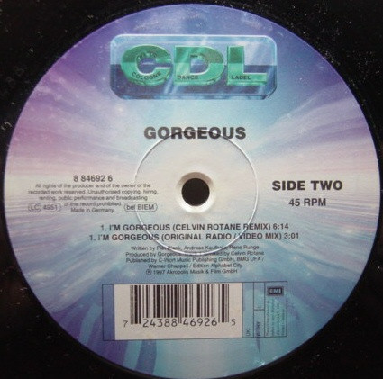 Gorgeous ‎– I'm Gorgeous (Használt Vinyl)