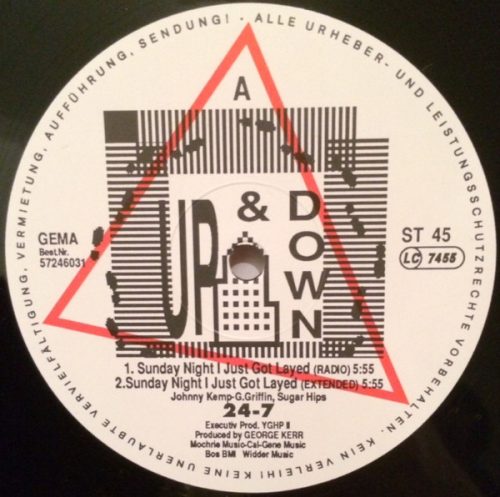 24-7 – Sunday Night I Just Got Layed (Használt Vinyl)