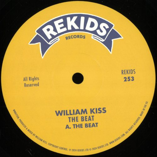 William Kiss The Beat REKIDS253 12 inch house techno vinyl