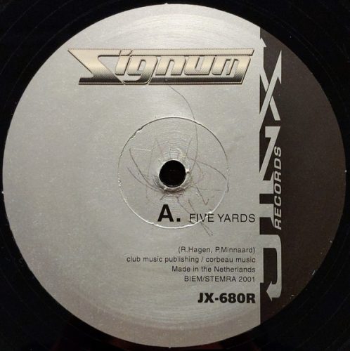 Signum – Five Yards / First Strike (ATB Remix) Trance 12" Vinyl 2001