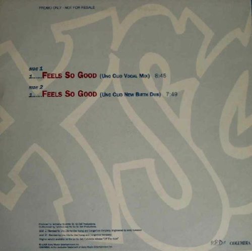 Xscape – Feels So Good 12" promo vinyl, Columbia XPR 2238, Uno Clio remix, house 1995 UK