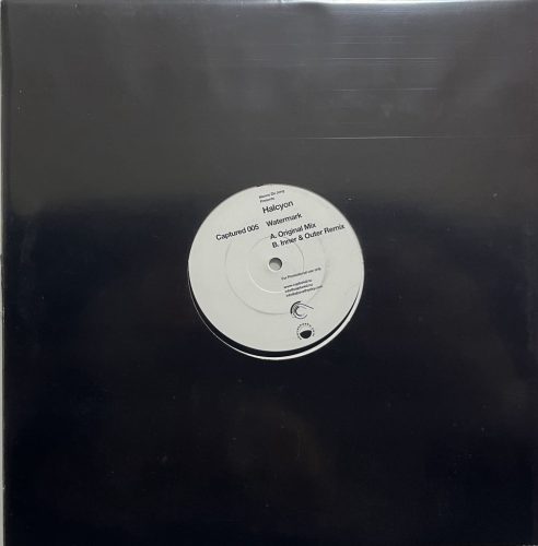 Menno de Jong – Watermark 12" promo vinyl, Captured Music Captured 005, trance 2004l)