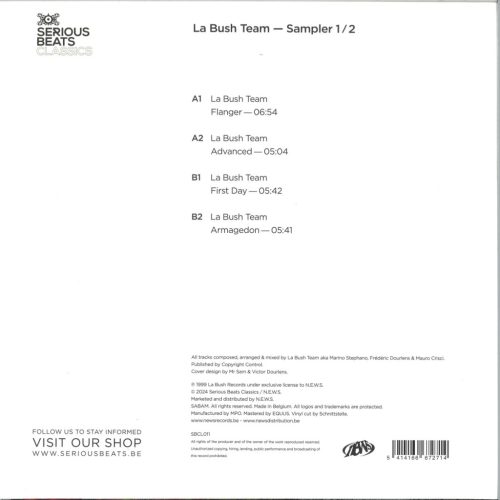 La Bush Team – Sampler 1/2 trance 12" vinyl