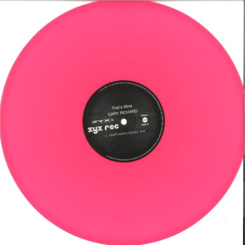 Gary Richard – That’s Mine 12" pink vinyl, ZYX MAXI 1107-12, italo disco 2023 Germany