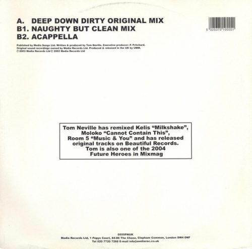 Tom Neville – Just F**k 12" vinyl (2004, tech house maxi)