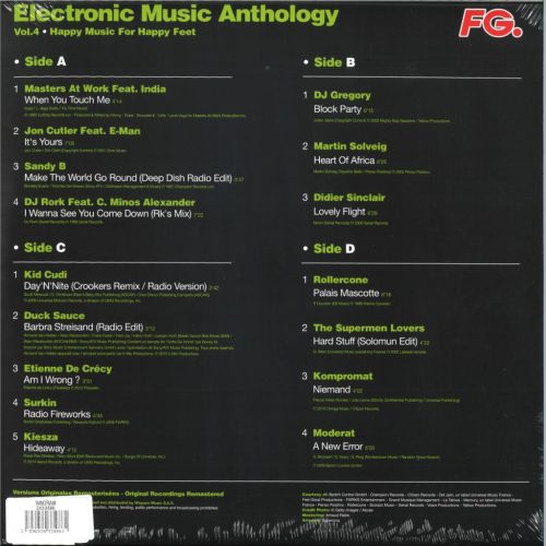 Electronic Music Anthology by FG Vol.4 – house, electro és deep house 2LP vinyl