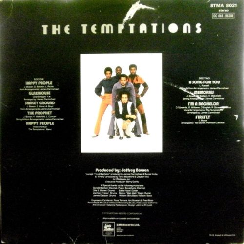 The Temptations ‎– A Song For You (Használt Vinyl)