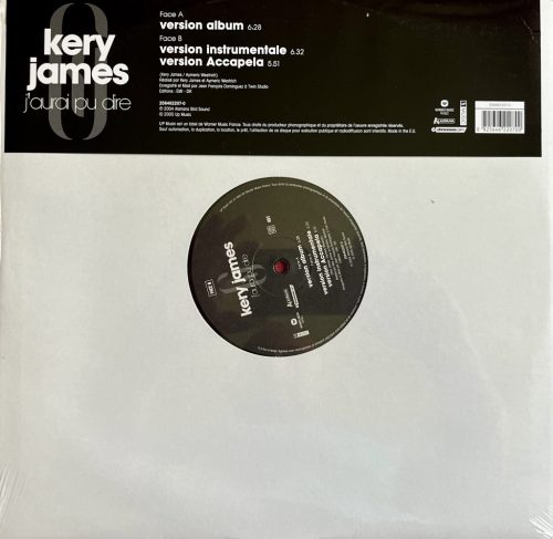 Kery James J Aurai Pu Dire 2005 french conscious hip hop 12 inch vinyl