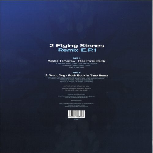 2 Flying Stones – Remix E.P. 1 12" vinyl, Nico Parisi & Push remix, trance Belgium 2024