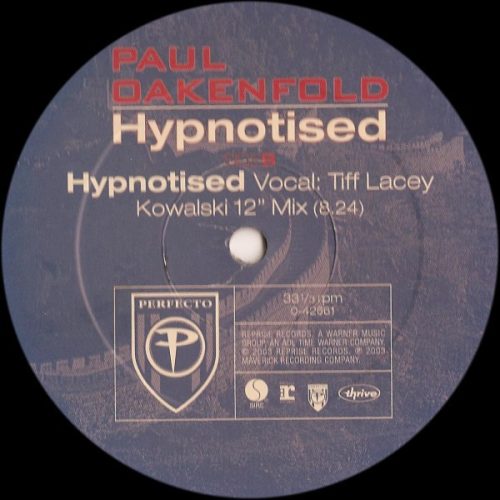 Paul Oakenfold – Hypnotised (2003, US) Reprise Records trance vinyl - Bakelit Records