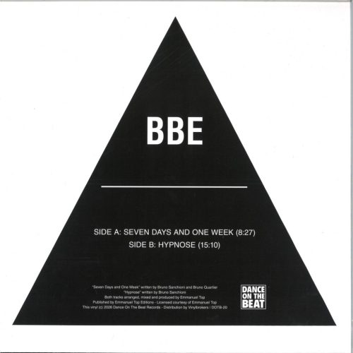 BBE Seven Days And One Week progressive trance 12 inch vinyl bakelit lemez