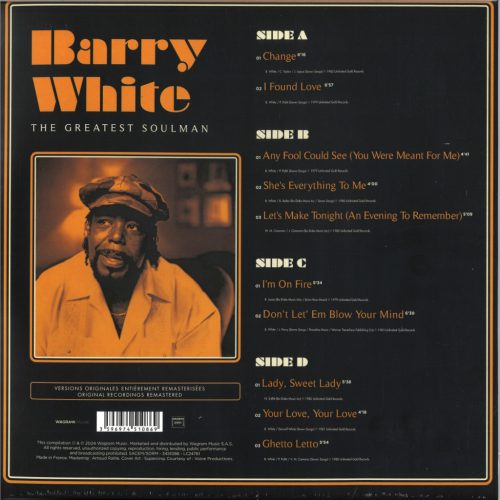 Barry White – The Greatest Soulman soul 2xLP vinyl