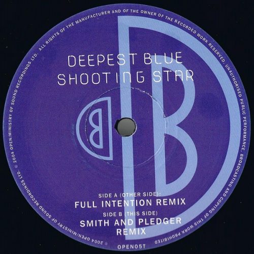 Deepest Blue – Shooting Star Remixes (2004) house/trance vinyl maxi, VG+/VG+ állapotban - Bakelit Records