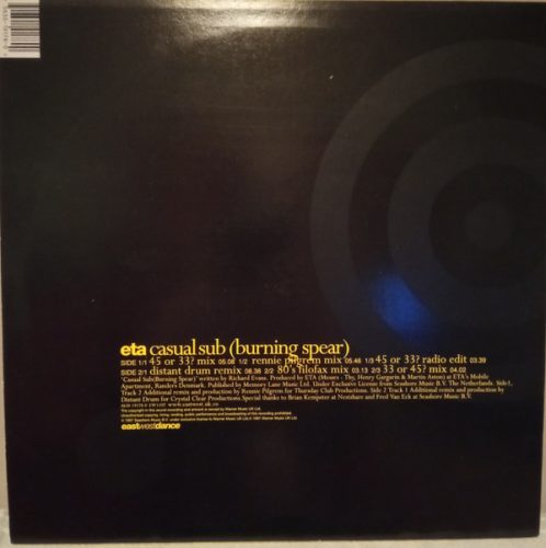 ETA ‎– Casual Sub (Burning Spear) (Használt Vinyl)
