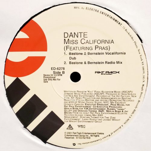 Dante Thomas – Miss California (Használt Vinyl)