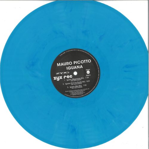 Mauro Picotto – Iguana – MAXI 1128-12 Limited Edition Turquoise 12" vinyl