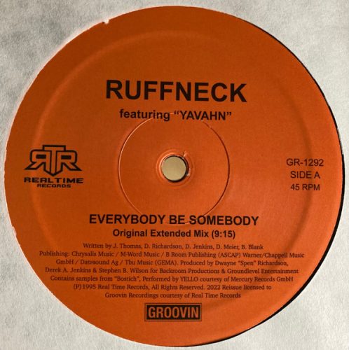 Ruffneck Featuring Yavahn – Everybody Be Somebody